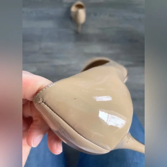 Cole Haan Nude Patent Leather Heels - Picture 7 of 10